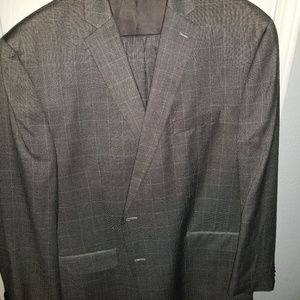 Michael Kors charcoal windowpane suit